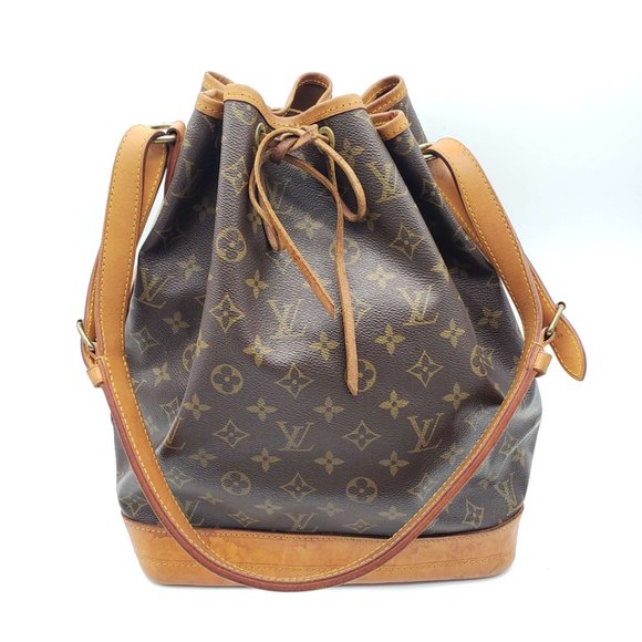 100% AUTHENTIC LOUIS VUITTON MONOGRAM PETIT NOE DRAWSTRING BAG - Picture 1 of 14